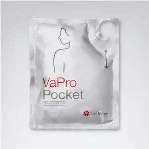 Vapro Pocket Coude No Touch Intermittent Catheter Without Collection Bag, 12 Fr., 16" Long- 1 Each