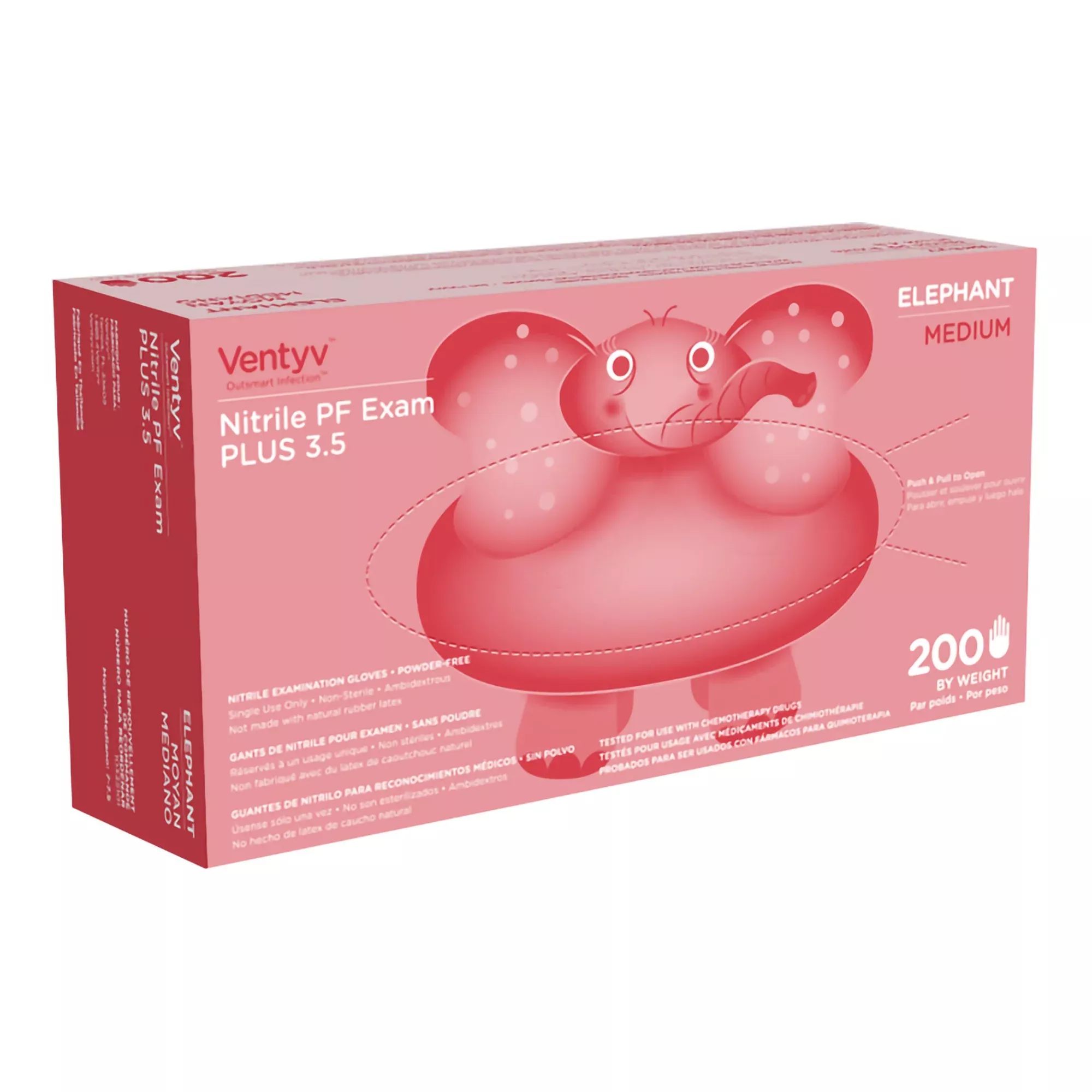 Ventyv™ Plus 3.5 Elephant Nitrile Exam Glove