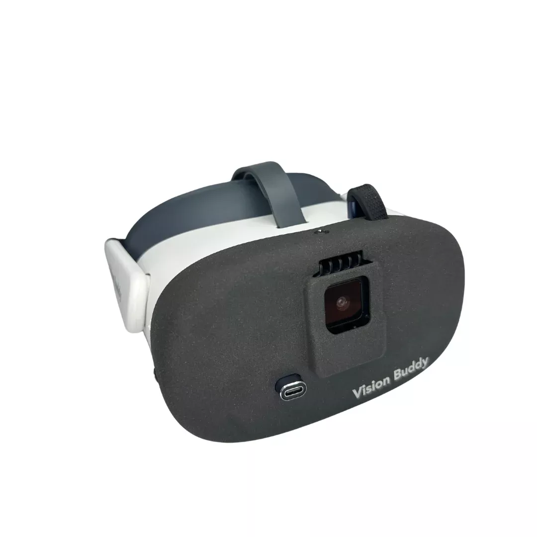 Vision Buddy V4 MAX Headset - Wearable Vision Device with AI Camera