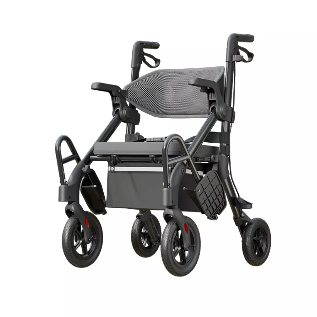 VOCIC Z55 Versatile 2-in-1 Rollator Transport Chair