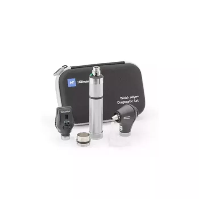 Welch Allyn Diagnostic Set with LED Lamps in Hard Case, 3.5V