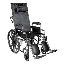Wheel Chair - Drive Silver Sport Full-Recliningwith Elevating Legrests (US/CANADA)