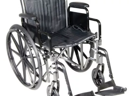 WHEELCHAIR, DDA SF 18" 300LBS