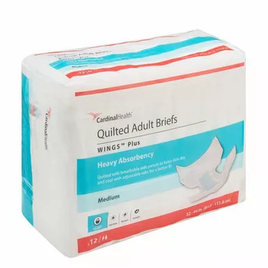 Wings Plus Quilted Briefs - Heavy Absorbency - Adult Diapers with Tabs