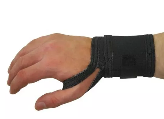 Wrist Support with Thumb Loop NYOrtho Wraparound/Wristlet Elastic Left or Right